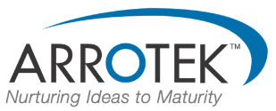 Arrotek logo with tagline